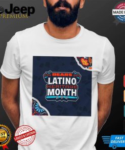 Chicago Bears celebrate Latino Heritage Month NFL Poster t shirt