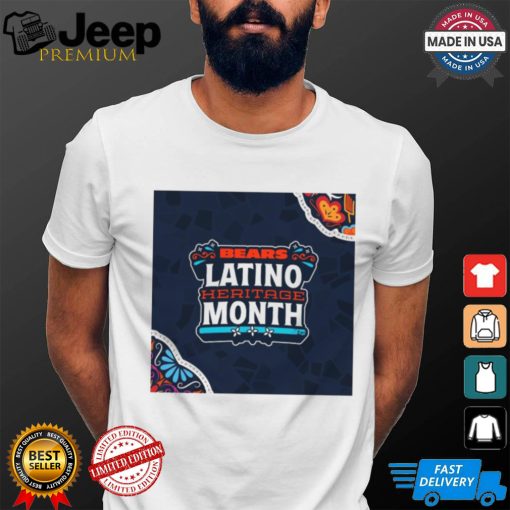 Chicago Bears celebrate Latino Heritage Month NFL Poster t shirt