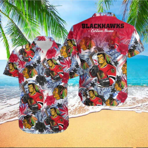 Chicago Blackhawks Warrior Spirit Hawaiian Shirt