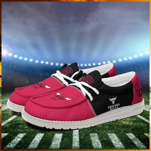 Chicago Bulls 2024 Personalized Hey Dude Shoes