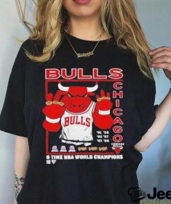 Chicago Bulls 6 Rings 6 time NBA World Champions shirt