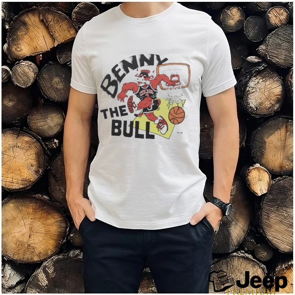 Chicago Bulls Benny the bull cartoon T Shirt - teejeep