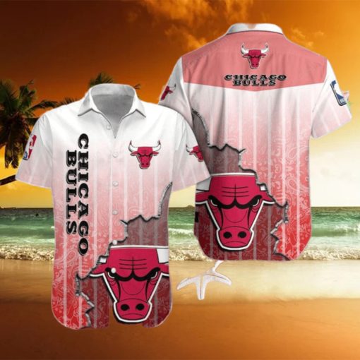 Chicago Bulls Red Hawaiian Shirt Style Gift