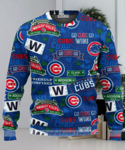 Chicago Cubs Baseball Ugly Christmas Sweaters