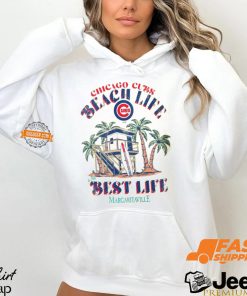 Chicago Cubs Beach Hut Graphic T Shirt