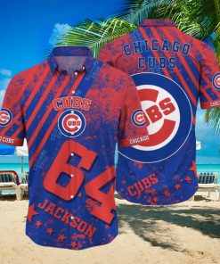 Chicago Cubs MLB Custom Number And Name Traditional 3D Hawaiian Shirt For Men Women