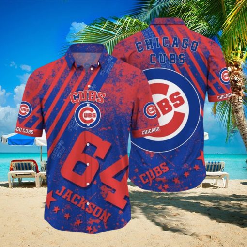 Chicago Cubs MLB Custom Number And Name Traditional 3D Hawaiian Shirt For Men Women