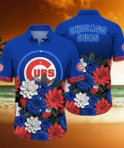 Chicago Cubs MLB Flower Hawaii Shirt And Tshirt For Fans