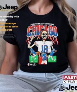 Chicago Football Monsters of the Midway Skeleton shirt