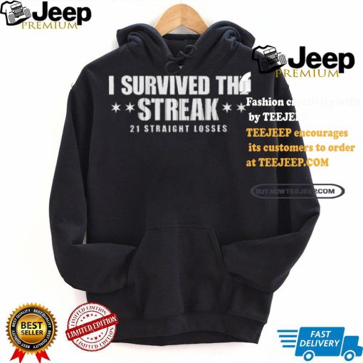 Chicago Southside Baseball I Survived the Streak shirt