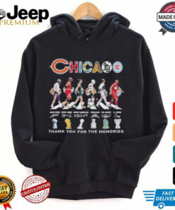 Chicago Sports Abbey Road Players Thank You For The Memories Signatures Shirt