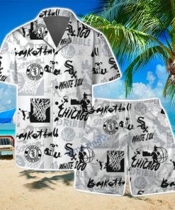 Chicago White Sox MLB Team Logo Street Style Design Hawaiian Shirt & Short