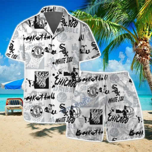 Chicago White Sox MLB Team Logo Street Style Design Hawaiian Shirt & Short