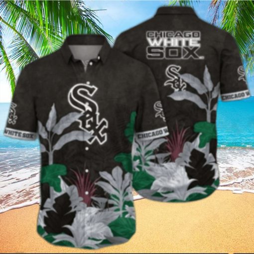 Chicago White Sox Tropical Leaf Aloha Shirt