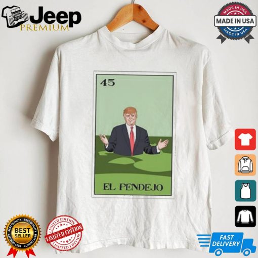 Chicano Marine El Pendejo 45 Lotería Card T shirt