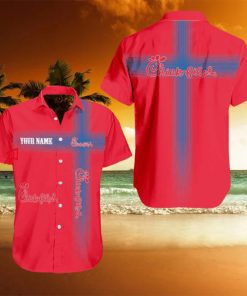 Chick Fil A Logo Brand Hawaiian Shirt Custom Name Trending Summer