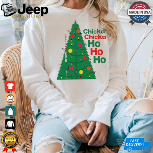 Chicka Chicka Ho Ho Ho Christmas Tree shirt