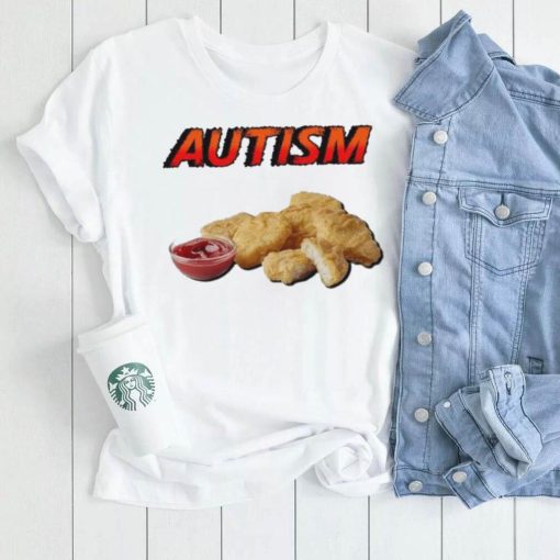 Chicken nugget autism shirt