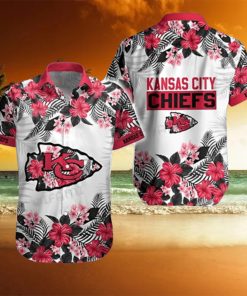 Chiefs Hawaiian Shirt Tropical Floral Pattern KC Chiefs Gift