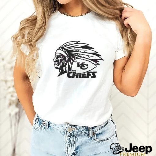Chiefs Mascot Kansas City Football Vector Logo 2024 American Indian Shirt