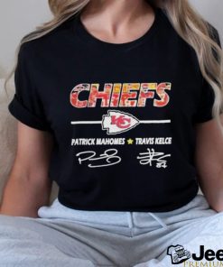 Chiefs Patrick Mahomes And Travis Kelce Signatures Shirt