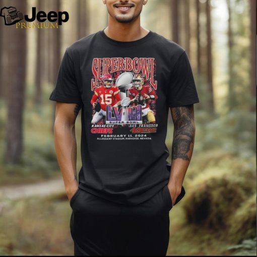 Chiefs Vs SF 49ers Super Bowl Lviii February 11 2024 Shirt