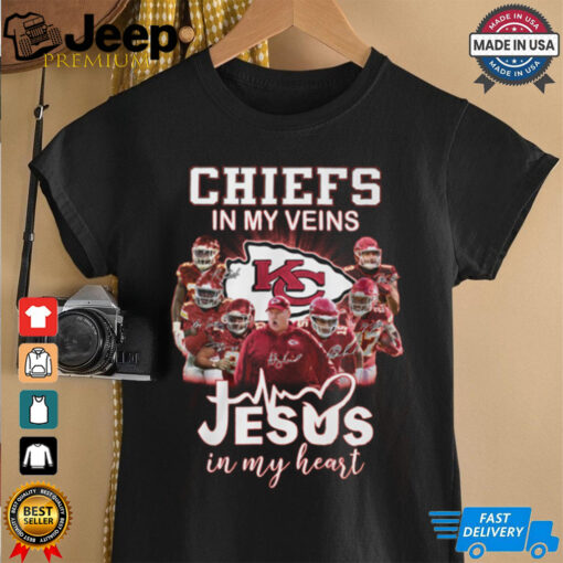 Chiefs in my viens jesus in my heart shirt