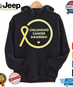 Childhood Cancer Awareness Month T Shirt Gift yellow Ribbon shirt