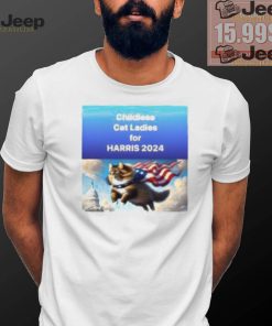 Childless Cat For Ladies For Harris 2024 Shirt