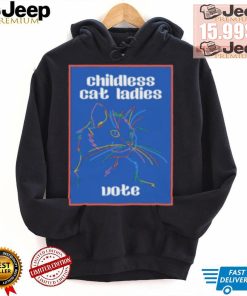 Childless Cat Ladies Vote for Kamala Harris Shirt