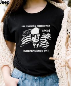 Chowdah Hill Uss Dwight D. Eisenhower Independence Day 2024 Shirt