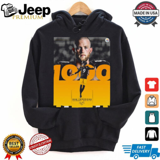 Chris Boswell Pittsburgh Steelers 1000 Career Points Signature Shirt