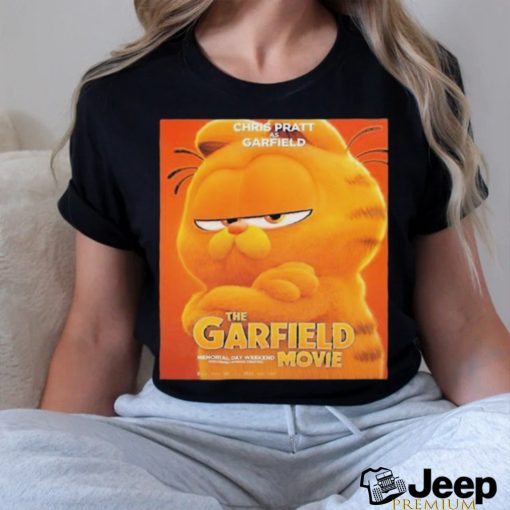 Chris Pratt As Garfield In The Garfield Movie Official Poster Shirt