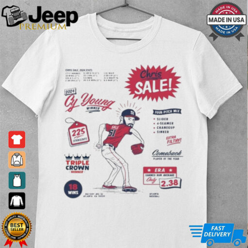 Chris Sale Cy Young Winner Triple Crown Comeback Player Of The Year Shirt