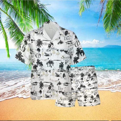 Christian Dior Palm Tree Luxury Summer Hawaiian Shirt