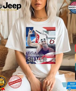 Christie Raleigh Crossley Team USA Silver Medal Women’s 50m Freestyle S10 Paris Paralympics Poster t shirt