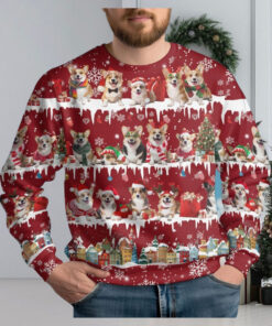 Christmas Corgi Dog Ugly Sweater