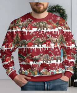 Christmas Dinosaur Ugly Christmas Sweater