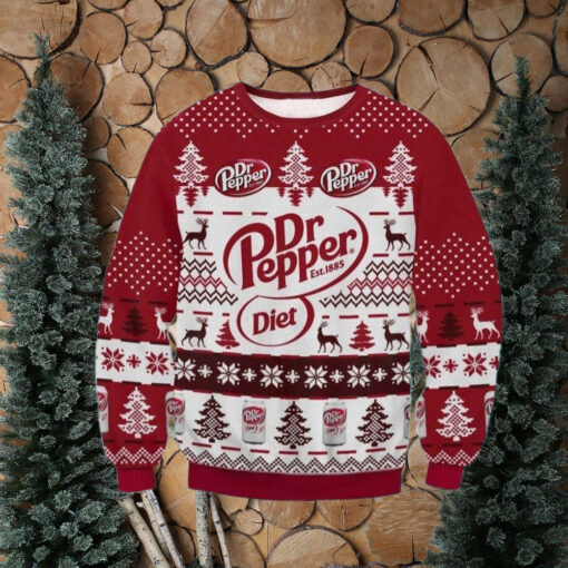 Christmas Dr Pepp.er Diet 3D Ugly Sweater