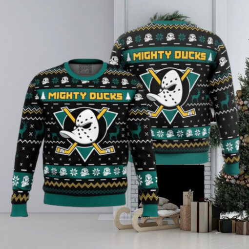 Christmas Ducks The Mighty Ducks Disney Xmas Gift For Family Ugly Christmas Sweater 2024