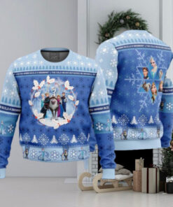 Christmas Frozen Disney Best Gift For Family 2024 Ugly Christmas Sweater