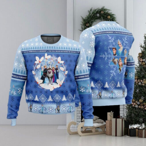 Christmas Frozen Disney Best Gift For Family 2024 Ugly Christmas Sweater