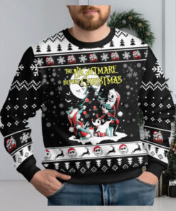 Christmas Jack And Sally Ugly Sweater