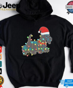 Christmas Lights Scottie Dog Lover Shirt