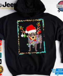 Christmas Miniature Pinscher Reindeer Santa Min Pin Dog Shirt