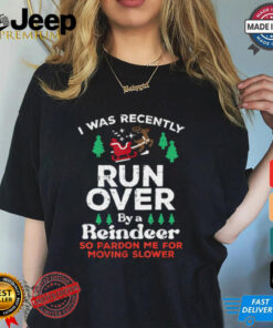 Christmas Runover By Reindeer Funny Xmas Women Men Kids T Shirt