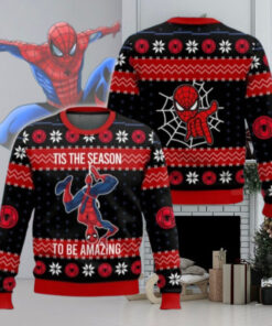 Christmas Spider Man Ugly Sweater, Spiderman Xmas Sweater