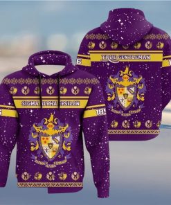 Christmas Style Fraternity Sigma Alpha Epsilon Hoodie 3D All Over Print