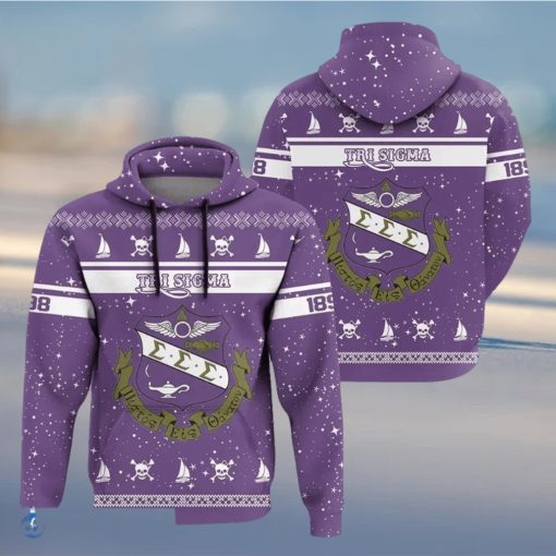 Christmas Style Sorority Sigma Sigma Sigma Hoodie 3D All Over Print