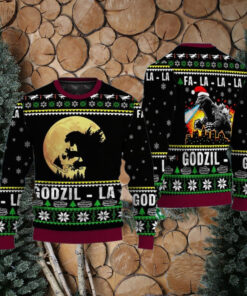 Christmas Tree From All Godzillas Sweater